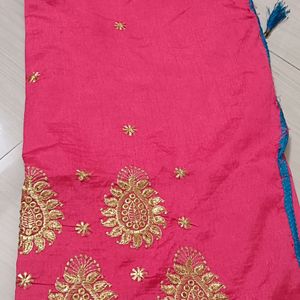 Gorgeous Rust Colour Saree