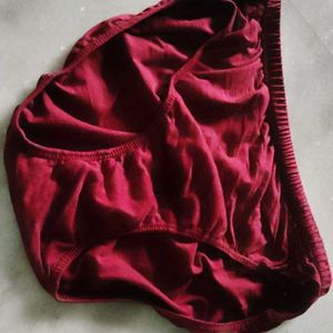 Cotton Maroon Panty