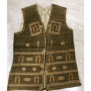 Silk Katha work Jacket