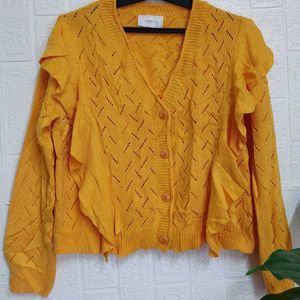 Price Drop Yellow Cardigan