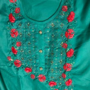 Beautiful Embroidery Work Dress Material