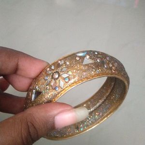 Mirrorwork Glitter Bangle (1pcs)