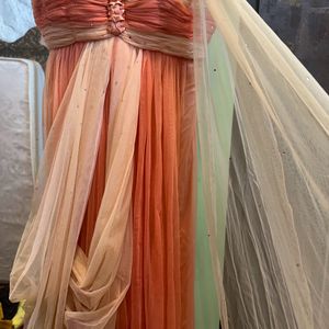 Designer Avinash Kumar Party Drape Gown