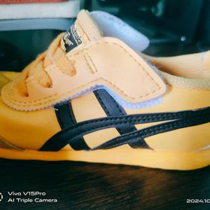 Onitsuka Tiger Unisex Kids Yellow Mexico 66 Sneake