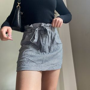 Primark Checkered Woollen Skirt