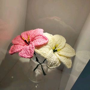 1 Colour Crochet Lilly