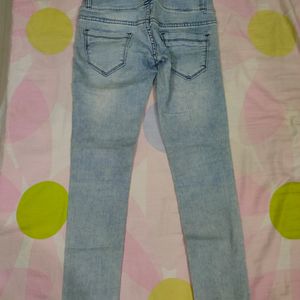 Blue High Waist Jeans