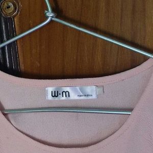 Peach Crop Top Worn Once