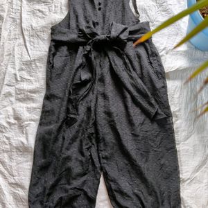 Black Net Jumpsuit