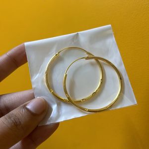 Golden Earrings Hoops