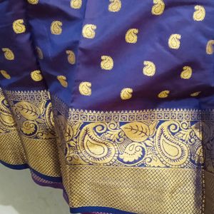 Cotton Silk Zari Work Saree