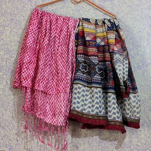 2 Dupatta Combo