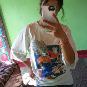 Anime Oversized T Shirt For Women And Men