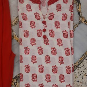 PURE COTTON KURTI WITH LEGGINGS