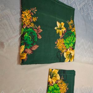 Green Festive Bedsheet