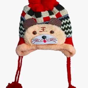 Kids One Cap Hat With Furr Lining Age 1 To