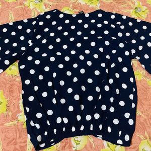 POLKA DOT CROP TOP