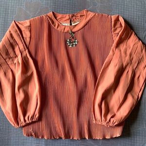 Beautiful Women Coral Top