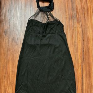 Black Halter Neck Dress