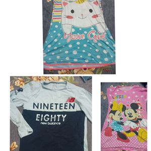 Three Set Of Top Wear  And T Shirt