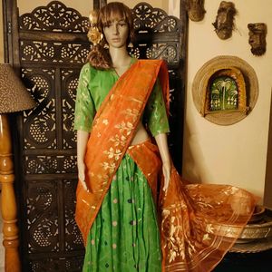 Bengal Jamdani Lehenga Choli,New With Tag