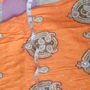 Orange Salvaar Suit