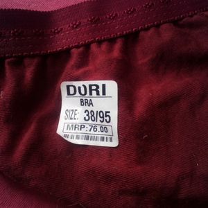 New Dori Bra Maroon Colour Unused