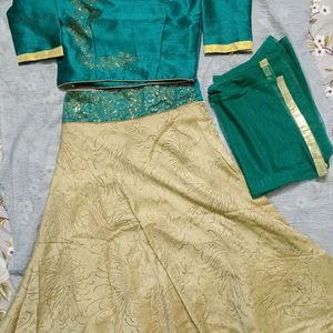 Lehenga Choli Teal Green