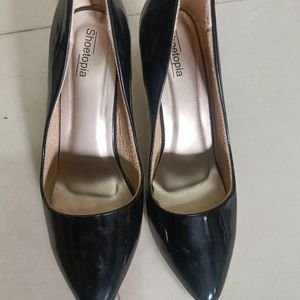 Black High Pencil Heels For Women. Size 39 Uk 6