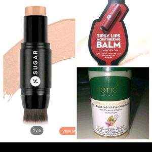 Combo Foundation lip balm and collagen MOISTURIZER