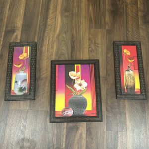 3 Combo Wall Senery Decor Peices 13*10 Inch