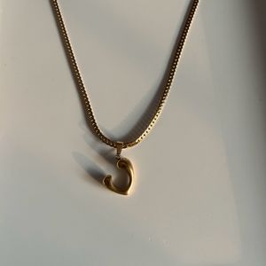 Anti Tarnish Heart Necklace