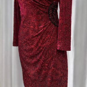 Korean Velvet Dress