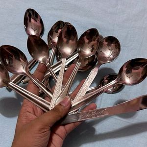 Steel Spoon Set 🥄