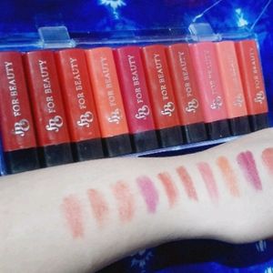 (HUDA BEAUTY LIPSTICK Set Of 10 )