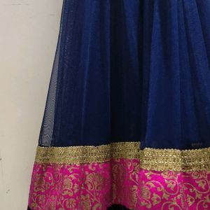 BLUE ANARKALI SUIT