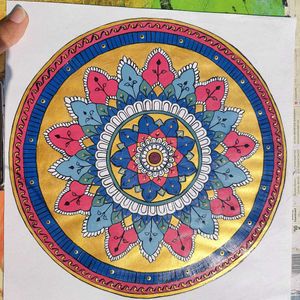 colourfull handmade mandala art design ✨️