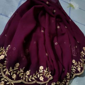 Pure Georgette Dupatta 💟💜🎆