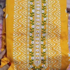 Unstich Haldi Cotton suit