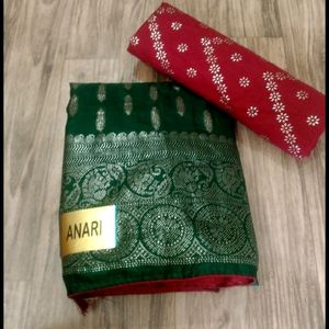 Green Silk Saree