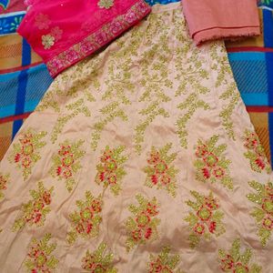 Unstitched Blouse Totally New Lehnga Choli With