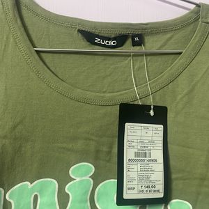 Zudio Green Tshirt