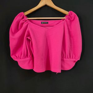 Polyester pink Top(Women)