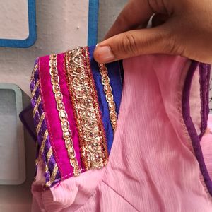 KAVYA PINK GEORGETTE SAREE🥻