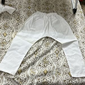 Kids Casual Kurta And Dhoti Set