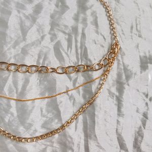 Golden Layered Neckpiece