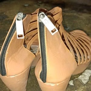 Tan Gladiator Heels Stylish