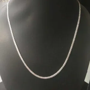 925 Silver Hallmark Flat Highway 🥨 Chain