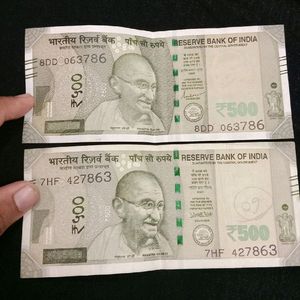 786 Lucky Number 500rs Note Set Of 2🔥