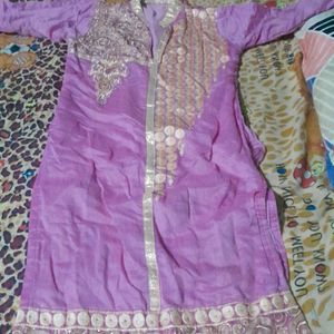 Only Semi Stiched Kurti.